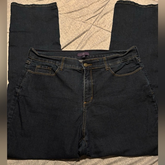 NYDJ‎ Jeans Embellished Pockets Size 16 - Picture 2 of 6